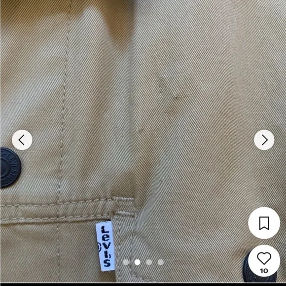 Levi's khaki commuter Jacket - Picture 4 of 4